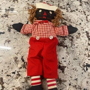 UNIQUE HANDCRAFTED RAGGEDY ANDY CLOTH DOLL